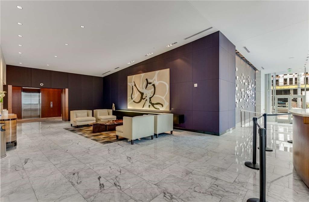 10 Terminus Place Luxury Lobby with elegant marble design