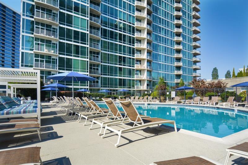 Metropolis Midtown luxury condos with pool